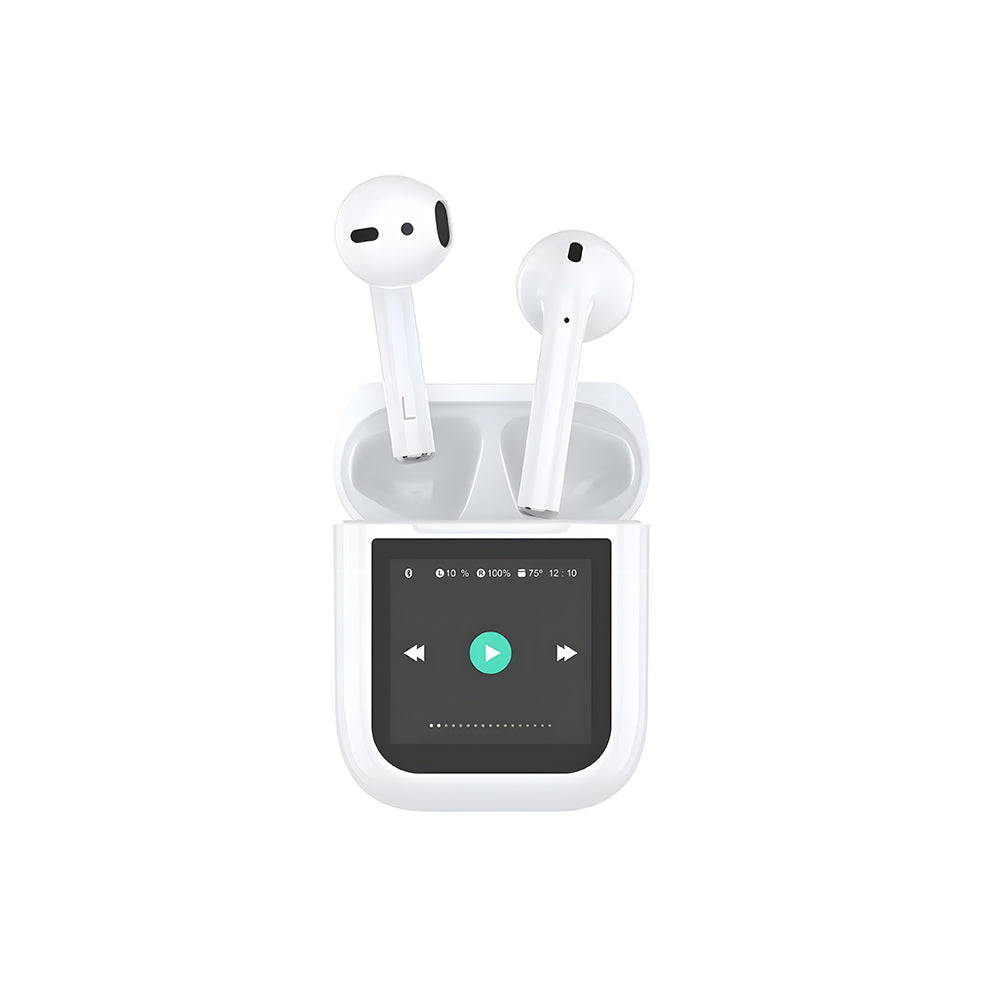 Wiwu Airbuds T24 Dokunmatik LCD Ekranlı TWS Bluetooth Kulaklık v5.4 Wiwu Airbuds T24 Dokunmatik LCD Ekranlı TWS Bluetooth Kulaklık v5.4